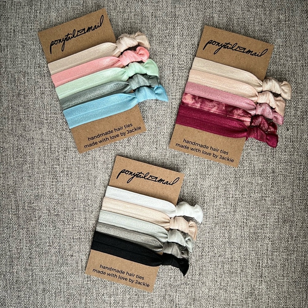 NEW Handmade Ribbon Hair Ties